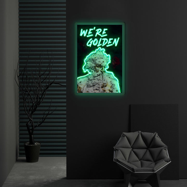 "We're Golden" Neon x Acrylic Artwork