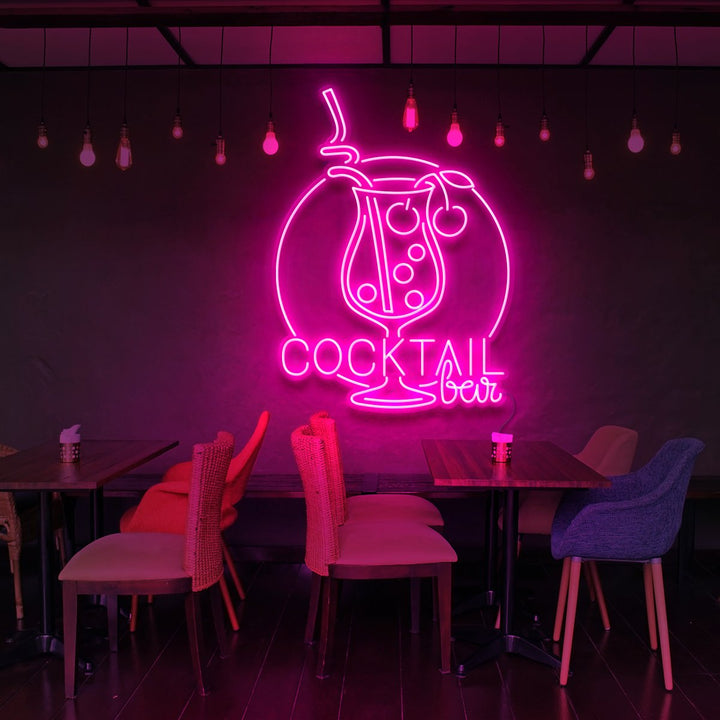 "Cocktail Bar" Neon Sign for Bars & Restaurants