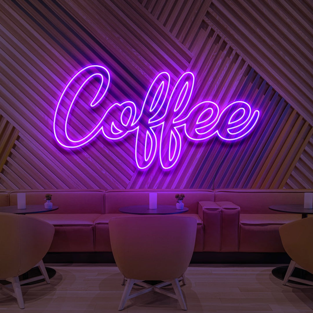 "Coffee" Neon Sign for CafÃ©s