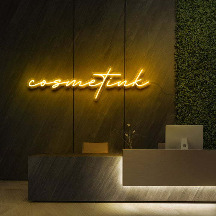 "Cosmetink" Neon Sign for Beauty & Cosmetic Studios