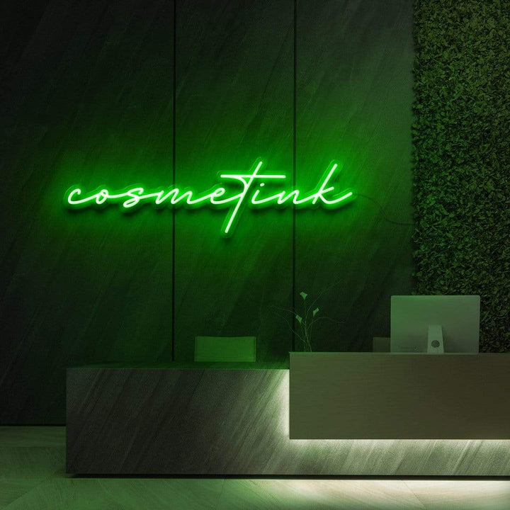 "Cosmetink" Neon Sign for Beauty & Cosmetic Studios