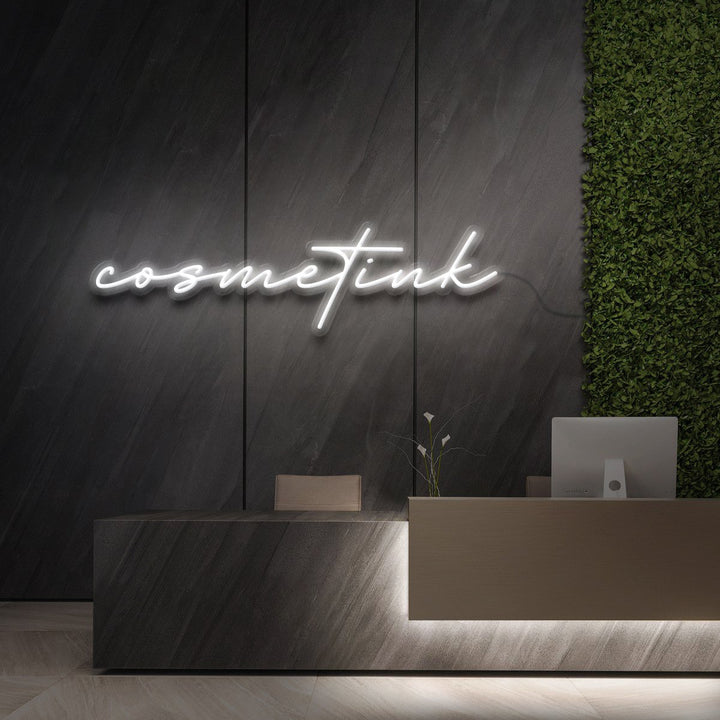 "Cosmetink" Neon Sign for Beauty & Cosmetic Studios