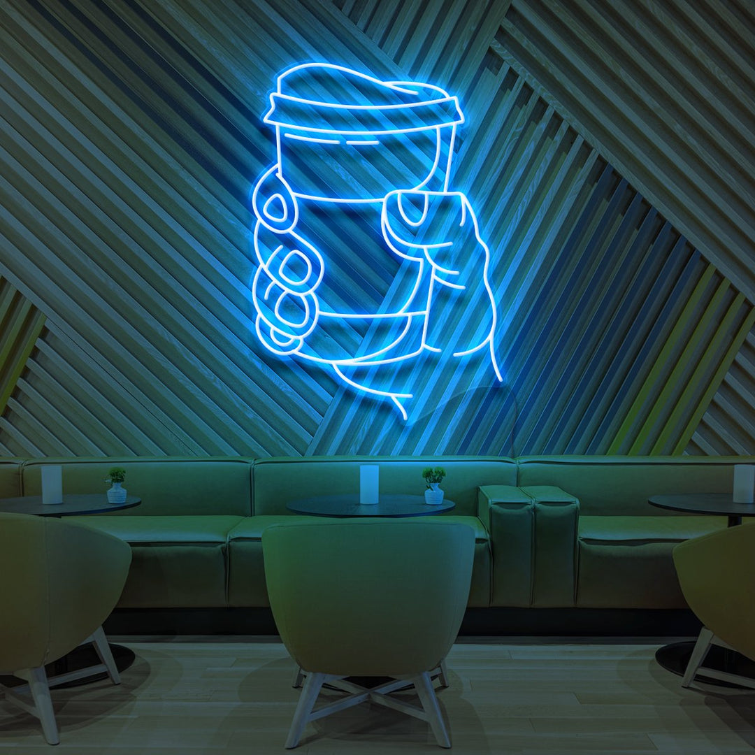 "Cup O' Joe" Neon Sign for CafÃ©s