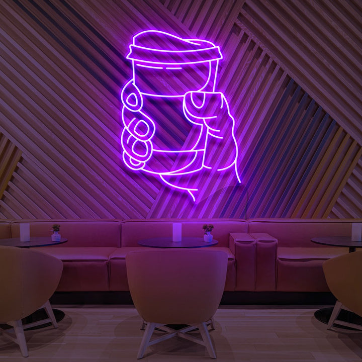 "Cup O' Joe" Neon Sign for CafÃ©s