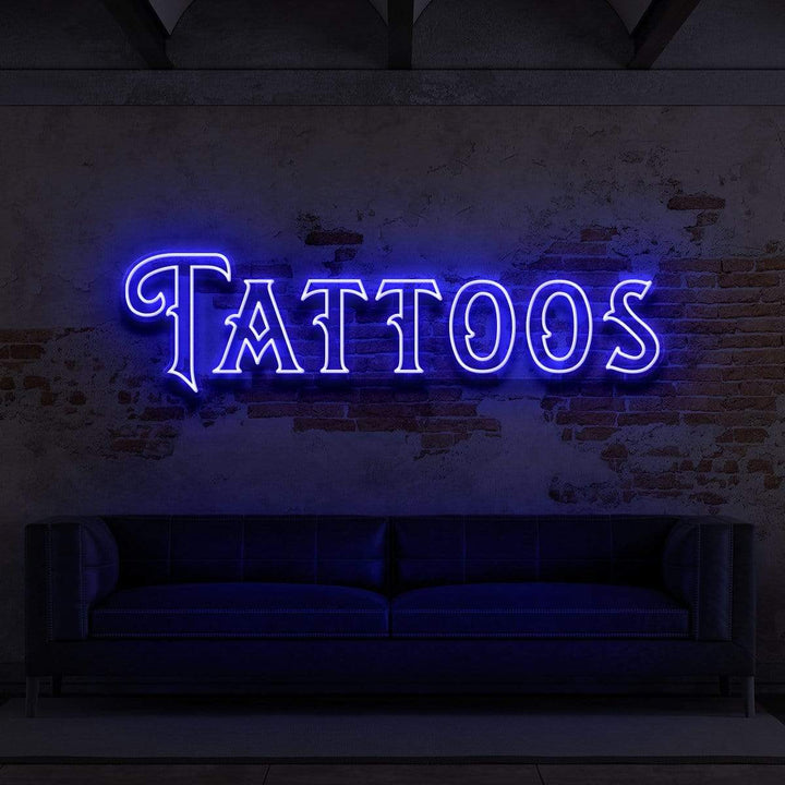 "Tattoos" Neon Sign for Tattoo Parlours