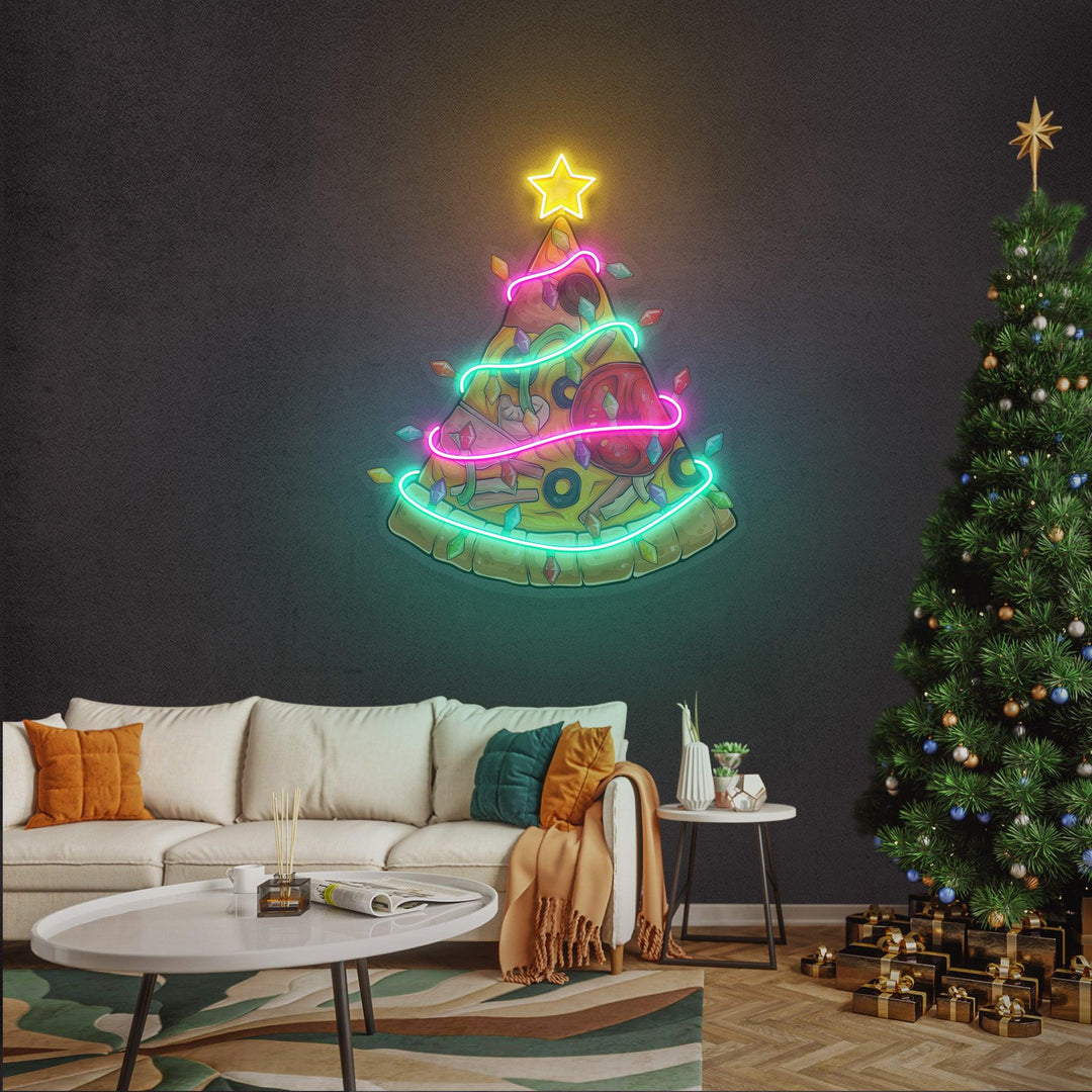 Traditional Christmas Tree Led Neon Sign - Neon Christmas Tree Lights
