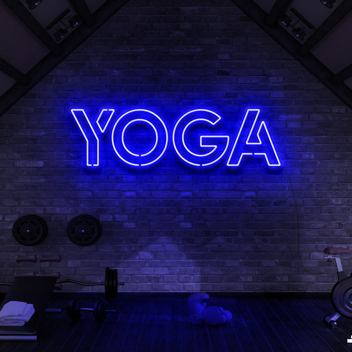 "Yoga" Neon Sign for Gyms & Fitness Studios