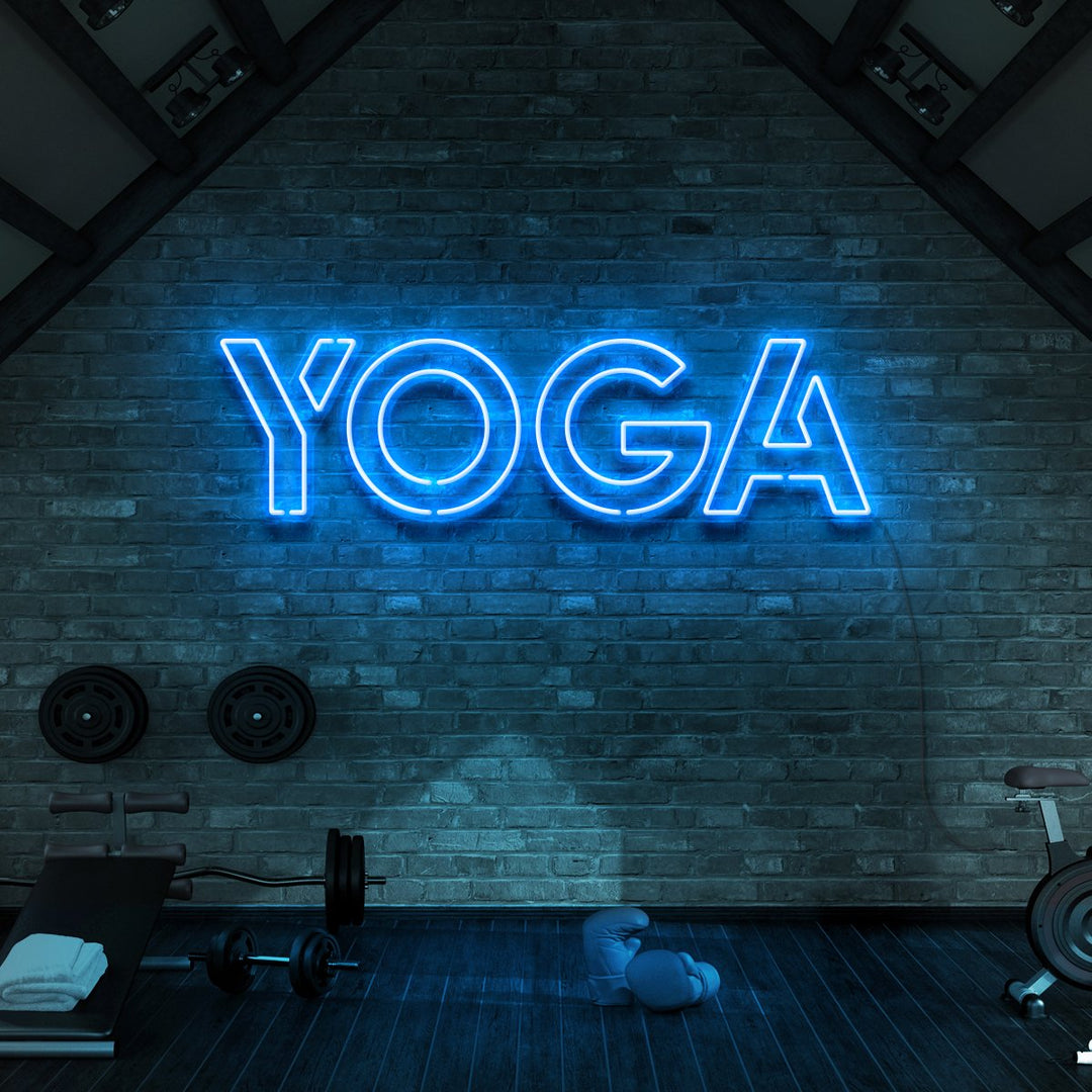 "Yoga" Neon Sign for Gyms & Fitness Studios