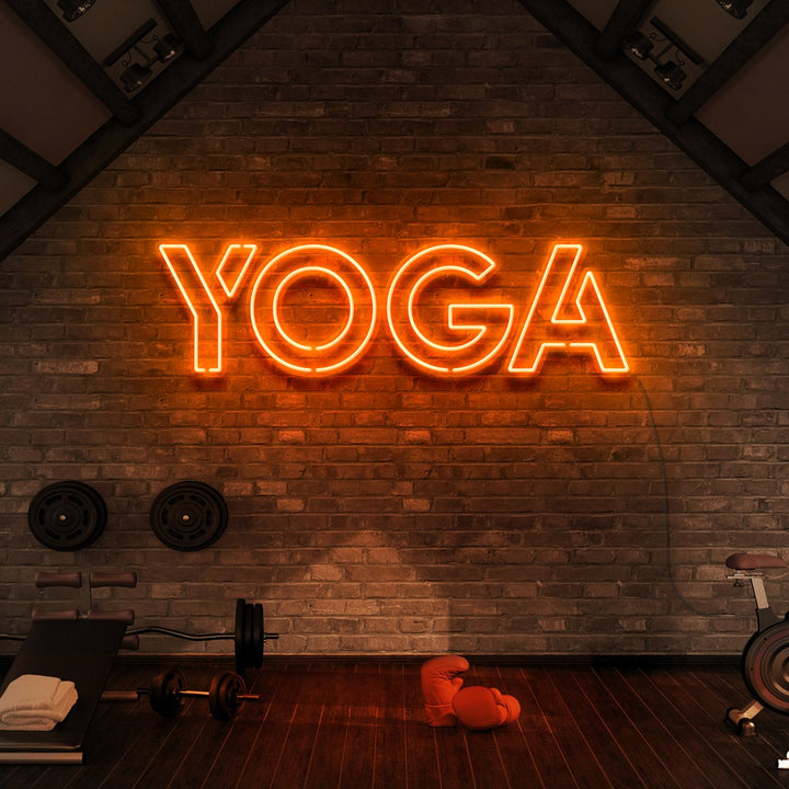 "Yoga" Neon Sign for Gyms & Fitness Studios