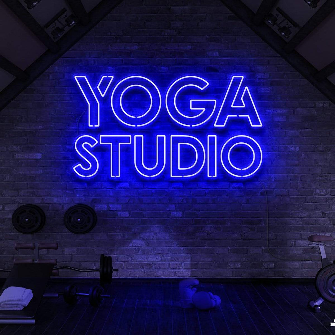 "Yoga Studio" Neon Sign for Gyms & Fitness Studios