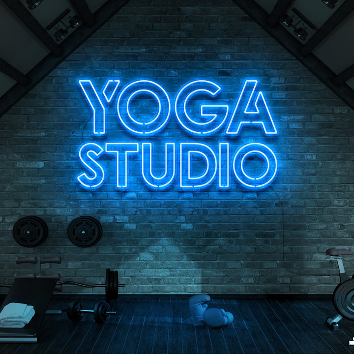 "Yoga Studio" Neon Sign for Gyms & Fitness Studios