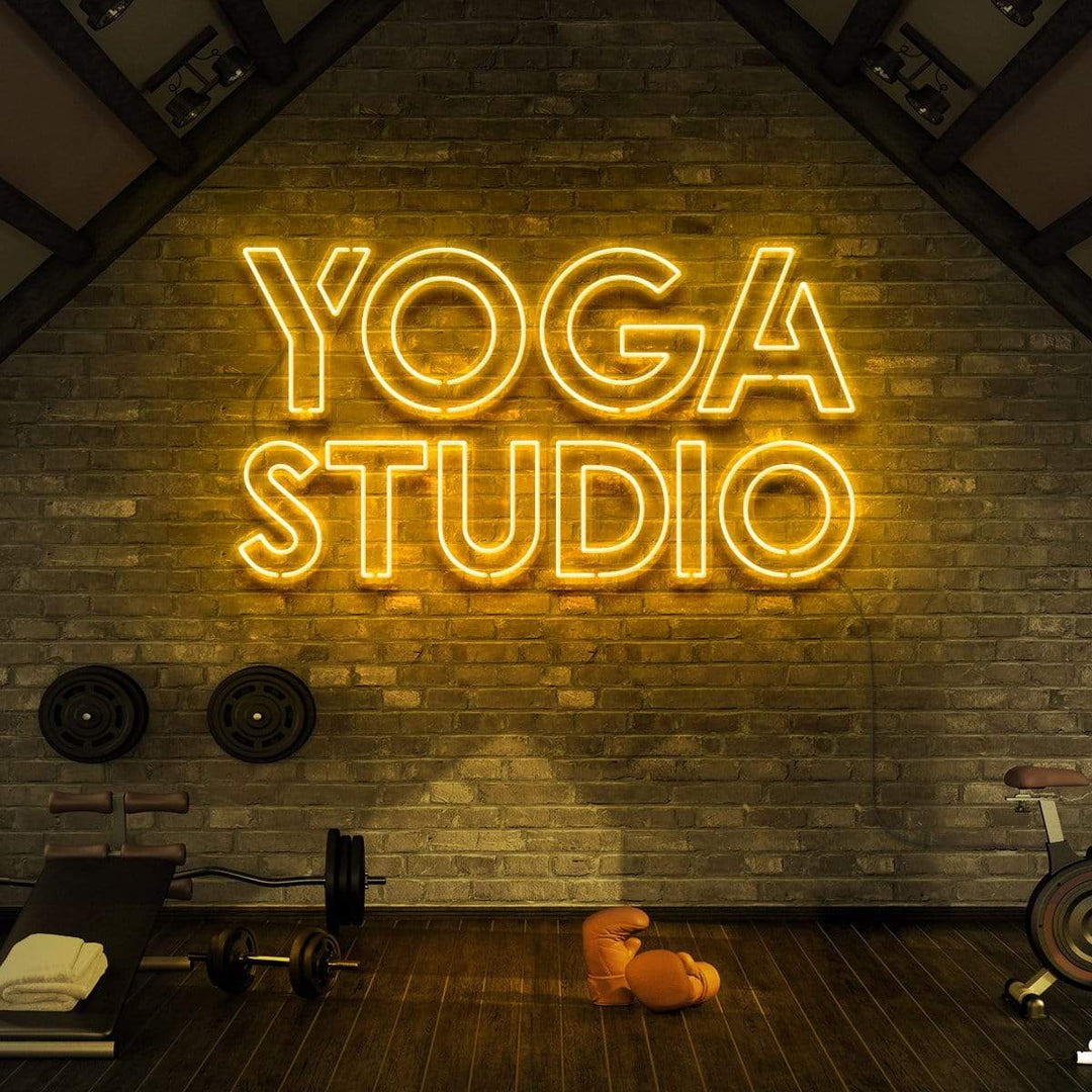 "Yoga Studio" Neon Sign for Gyms & Fitness Studios